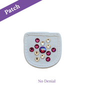 No Denial  Reithandschuh Patches