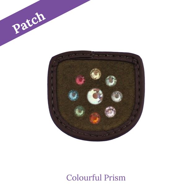 Colourful Prism Reithandschuh Patches