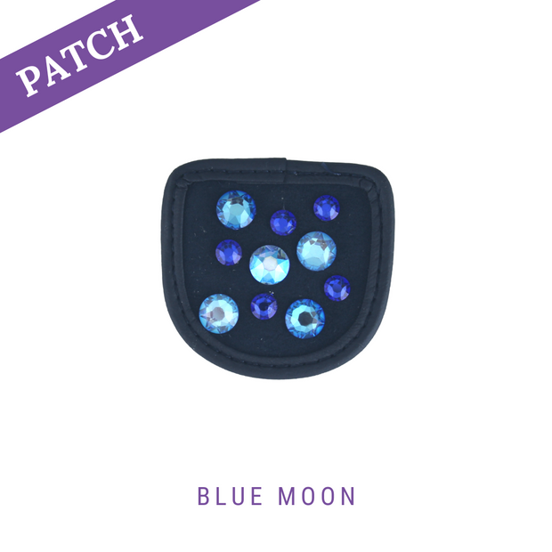 Blue Moon Reithandschuh Patches