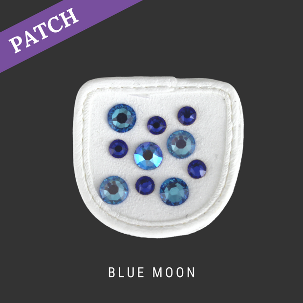 Blue Moon Reithandschuh Patches