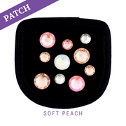 Soft Peach Reithandschuh Patches