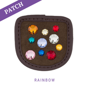 Rainbow Reithandschuh Patch braun